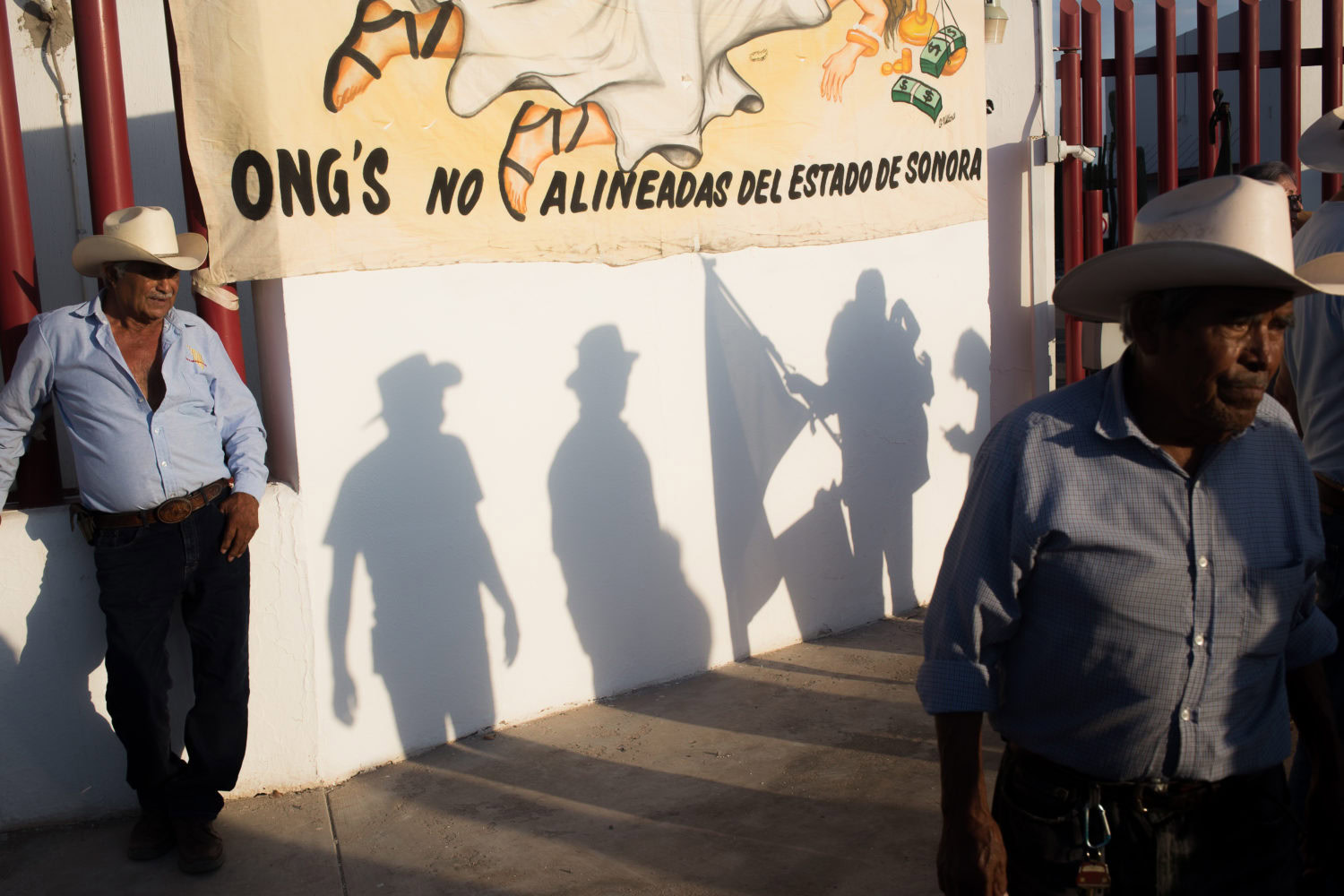 Manifestación contra Grupo México